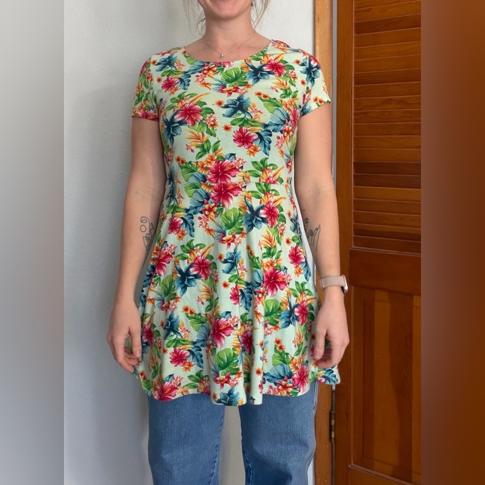 Floral Print Women's Top